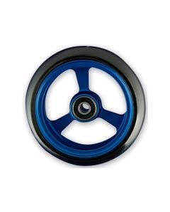 4 Inch Frogs Legs Aluminium Wheelchair Caster - Blue