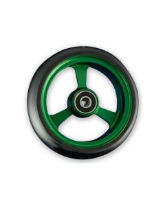 5 Inch Frogs Legs Aluminium Wheelchair Caster - Green - DISCONTINUED