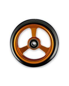 5 Inch Frogs Legs Aluminium Wheelchair Caster - Orange