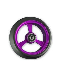 5 Inch Frogs Legs Aluminium Wheelchair Caster - Purple