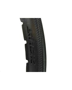 Shox 24 x 1 Inch Black Solid Tyres