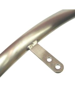 25 Inch Titanium 6 Tab Mount Wheelchair Handrim