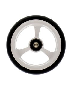 5 Inch Frogs Legs Powder Coated Wheelchair Caster - White - DISCONTINUED