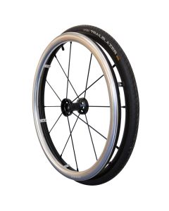 Omobic Tensio Ray Simi Wheel Silver 24”
