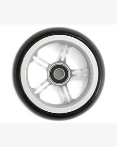 Tilite Slipstream Silver Softroll Caster 4&quot; X 1.4&quot;