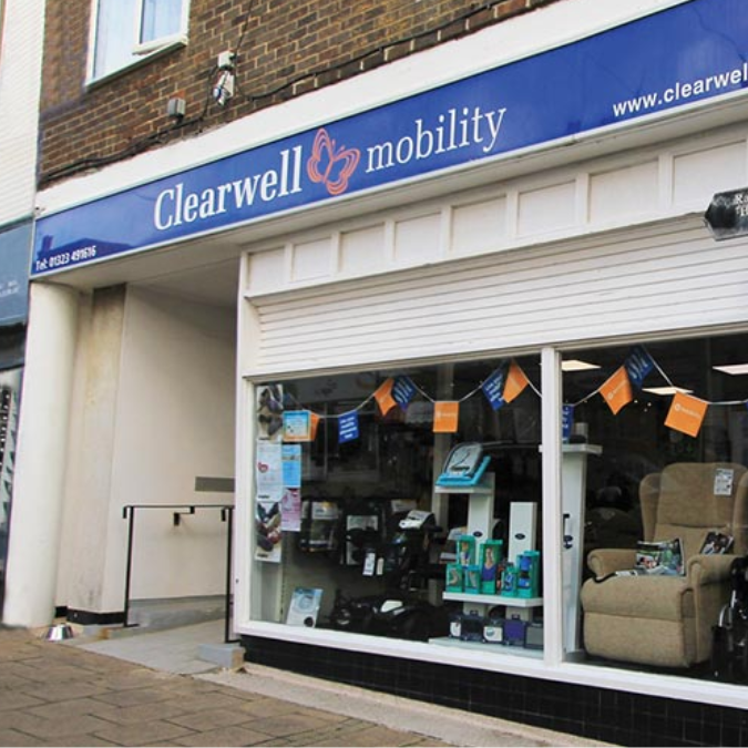 Clearwell Mobility Seaford Showroom