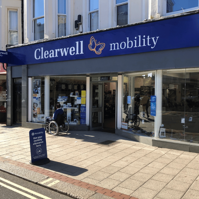 Clearwell Mobility Worthing Showroom